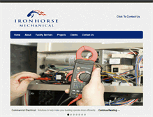 Tablet Screenshot of ironhorsemechanical.net